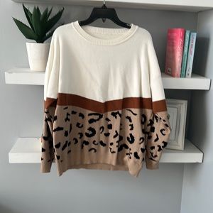 Printed sweater